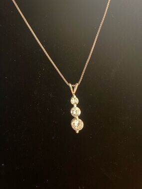 Sterling Silver Trilogy Pendant on 18” Sterling Chain